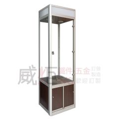 特價-直立式鋁框底櫃玻璃櫃