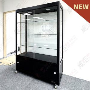 玻璃底櫃展示立櫃S-9