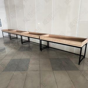 單格黑框平面蔬果展示架