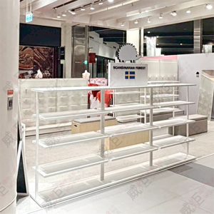 極簡展示層板鐵架(木層板)