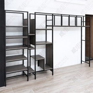簡約工業風質感展示層板架