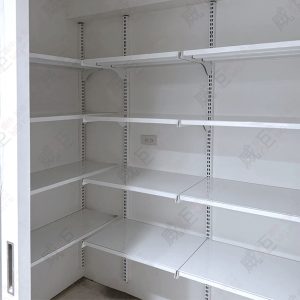 沖孔柱壁柱陳列架W44/住家更衣間