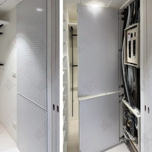 鋁框鐵製洞洞板櫥櫃門WSP443