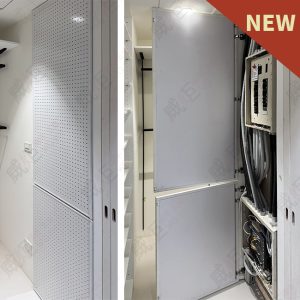 鋁框鐵製洞洞板櫥櫃門WSP443