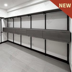 沖孔柱壁柱陳列架W54/住家更衣間